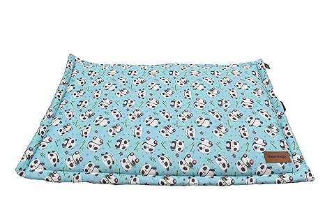 BearHugs The Bored Panda Dog Mat, Soft, Waterproof, Anti-Kid (Pack of 1, Multicolor, Medium)