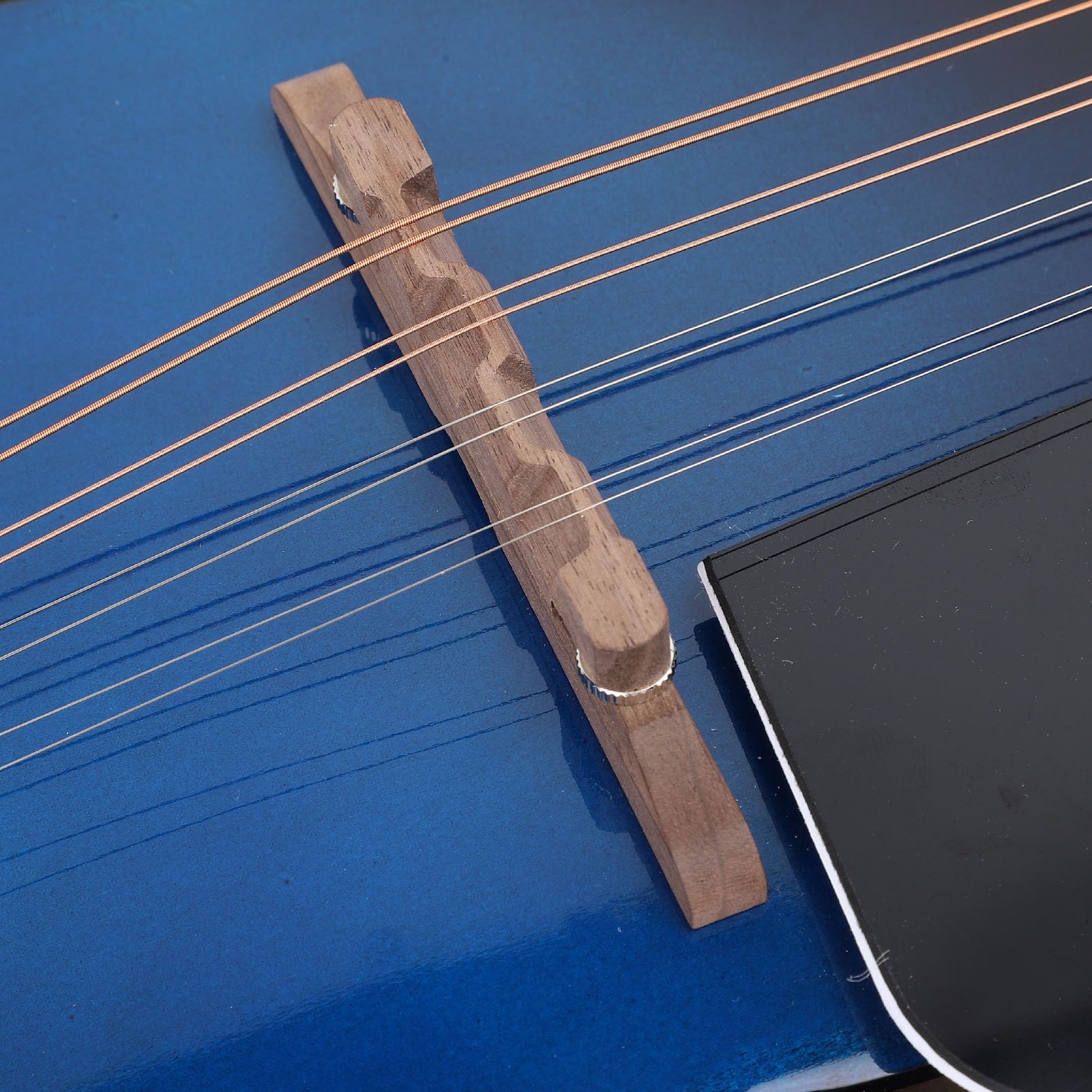Mandolino 8 Corde, Tono Caldo e Ricco in Legno di Pesca con Accordatori Cromati Aperti, Mandolino Stile A for Musicisti Professionisti e Performance Live