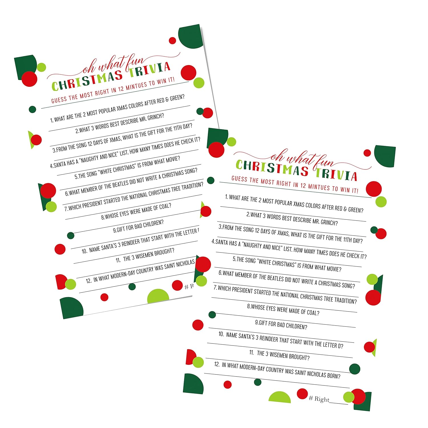 Fun Christmas Party Games