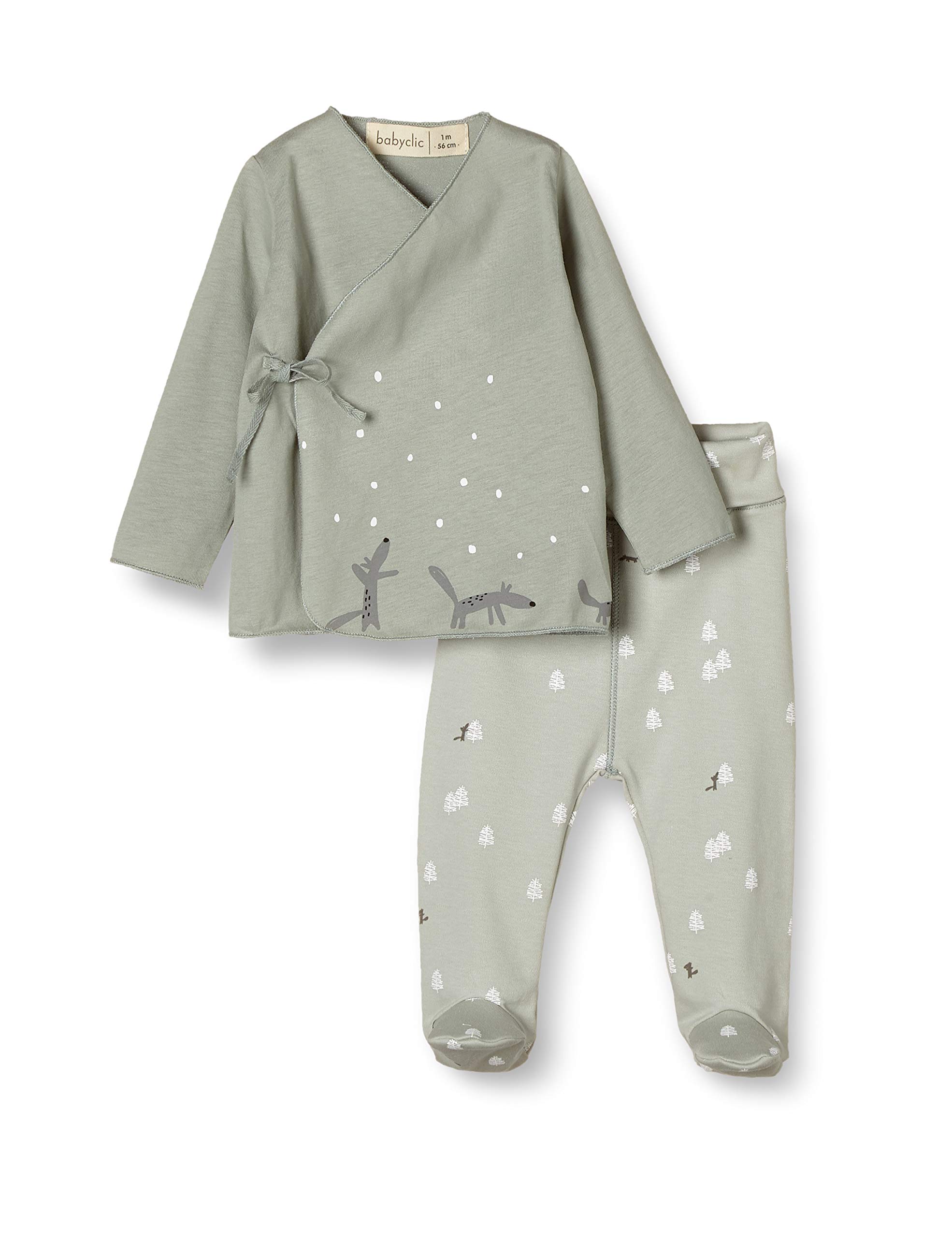 Babyclic Jubon + Gaiter Moss Green - Baby Clothing and Accessories
