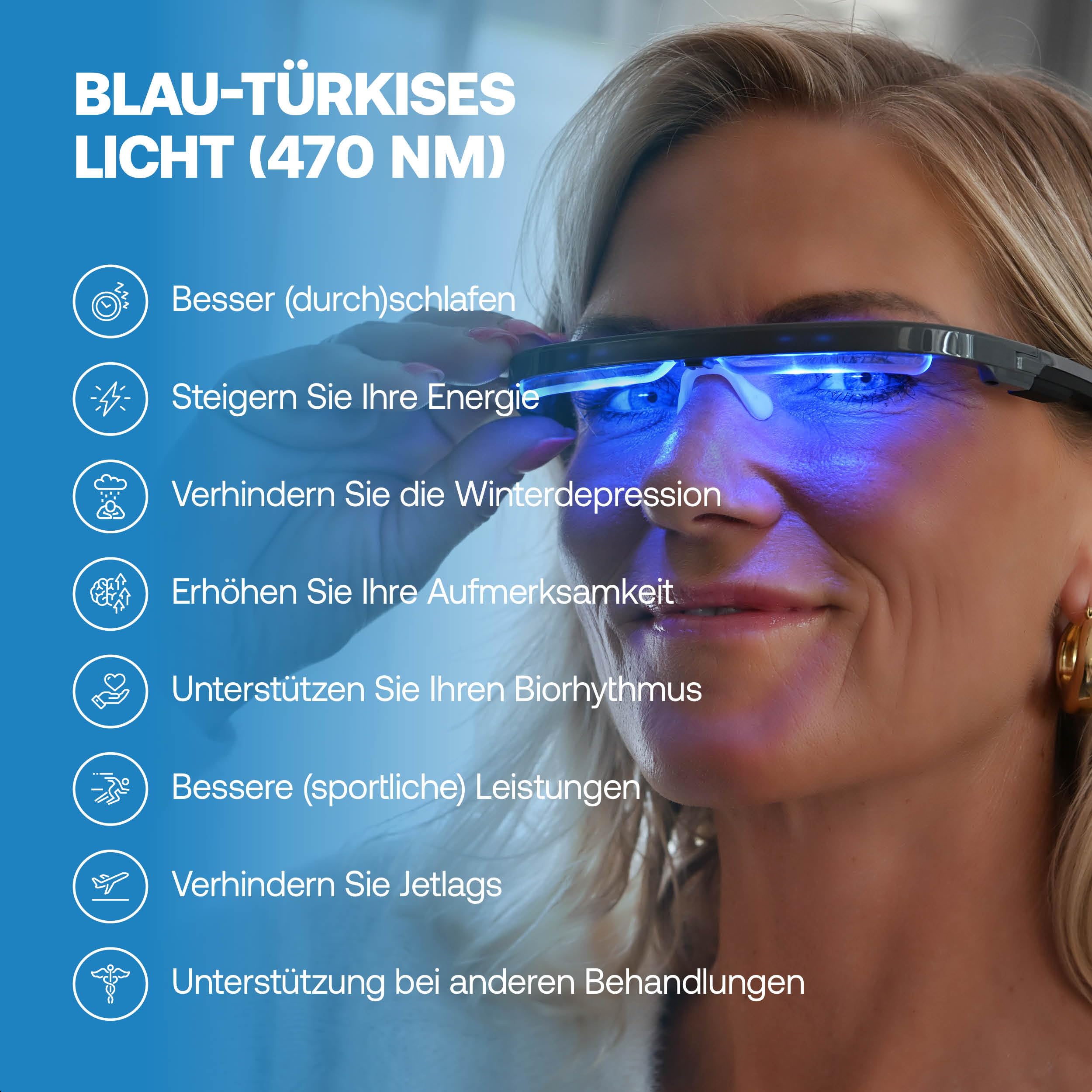 AYO+ Lichttherapiebrille: Carbon Black Limited Edition - Maximieren Sie Schlaf, Energie und Stimmung – einzigartiges 670nm rotes Licht für die Augengesundheit - Ihre Alternative zur Tageslichtlampe