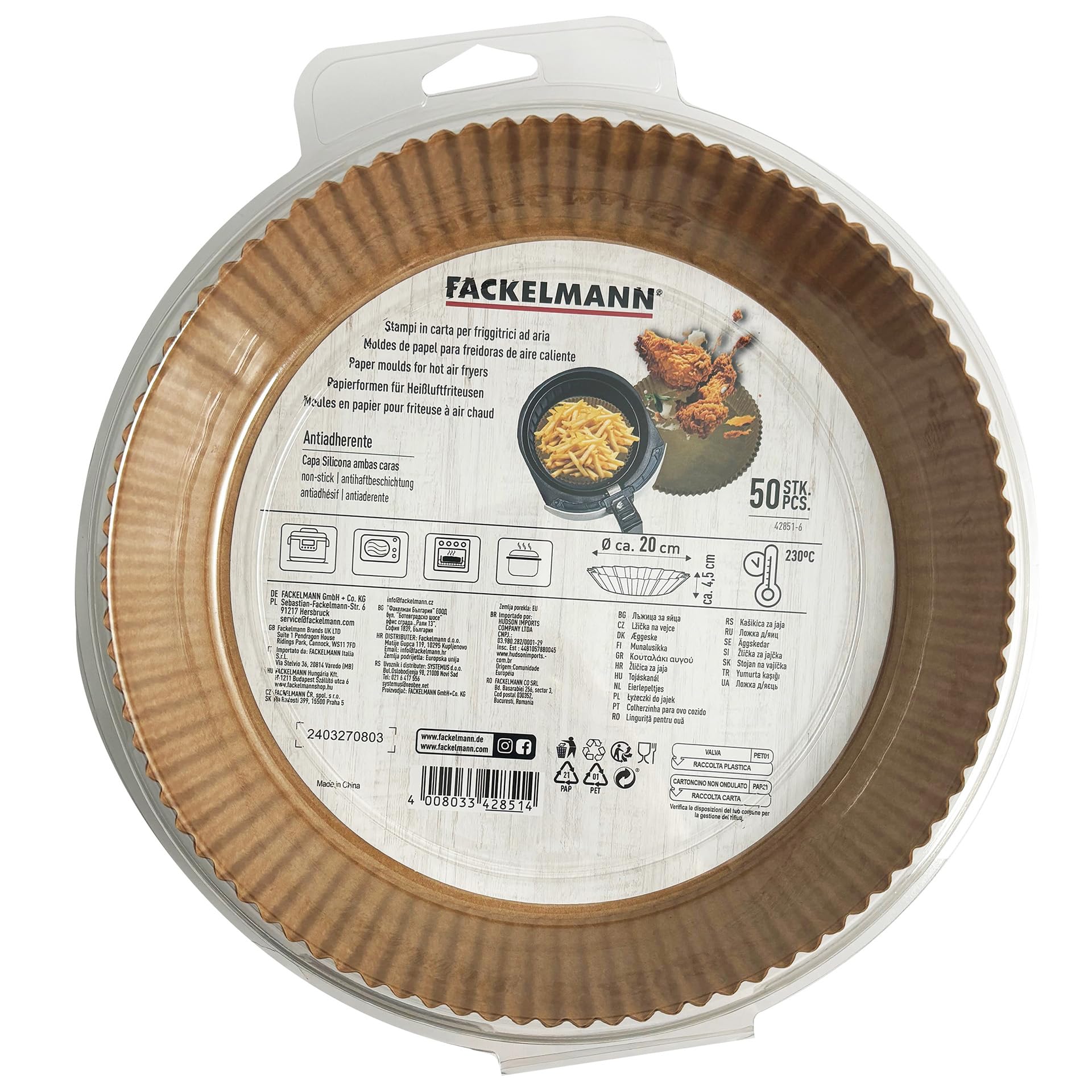 GCQ Vassoio antigoccia per friggitrice ad aria digitale Chefman Compact 6.3 Qt 4 in 1, 25,4 cm × 9,6 cm Accessori per friggitrice ad aria per uso alimentare Grill Pan Grill Piastra