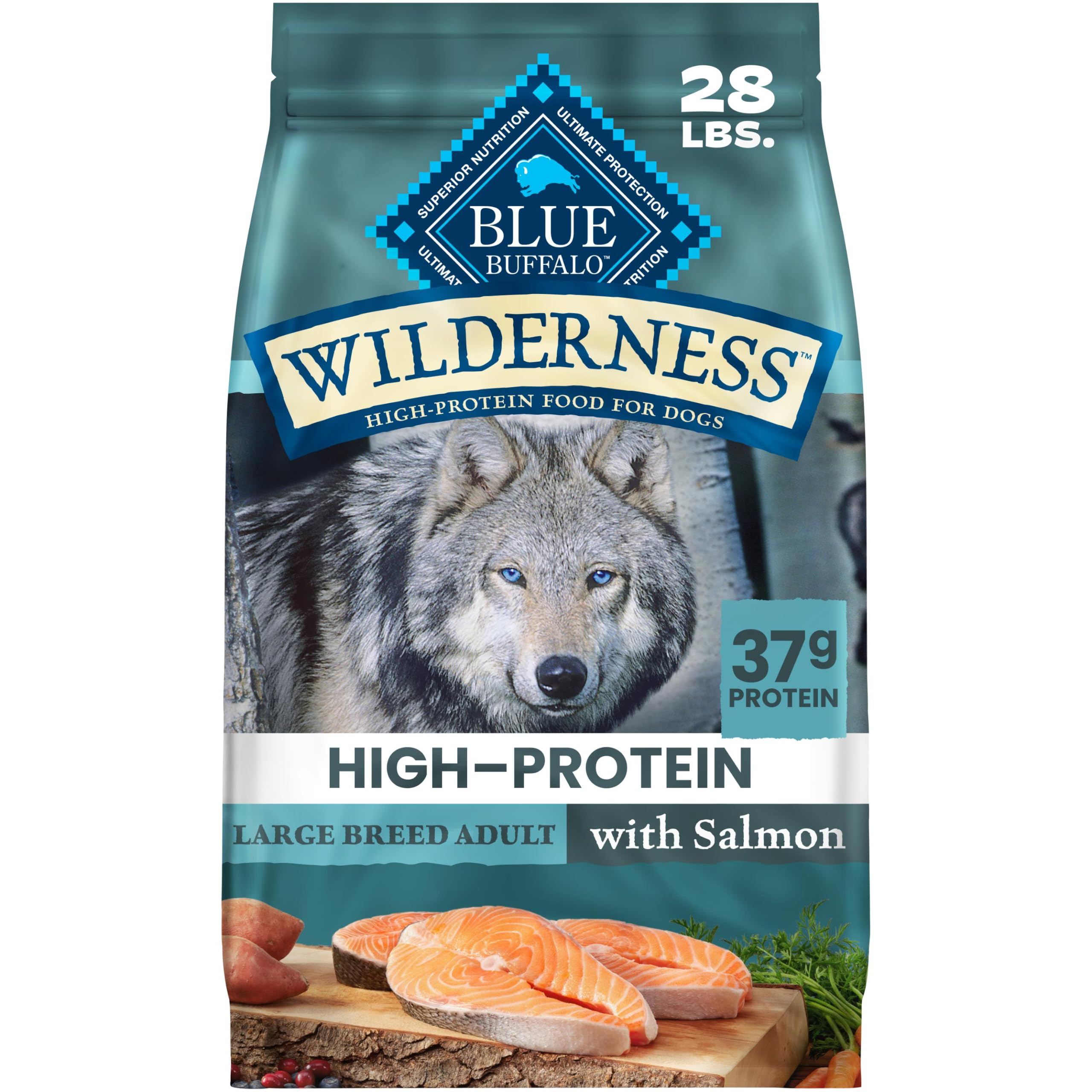 Blue Buffalo Wilderness Salmon Large Breed Adult Dry Dog Food