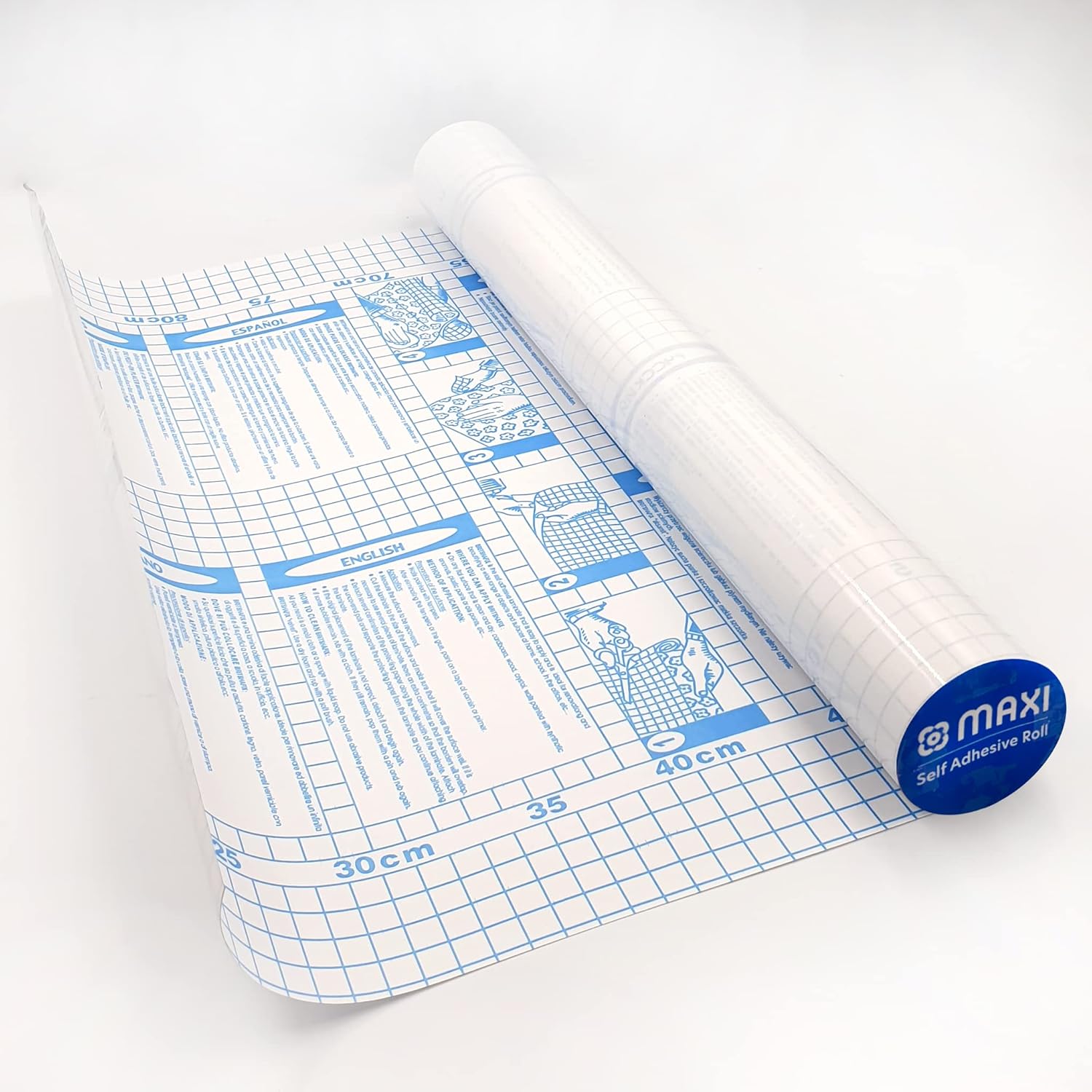 MAXI Clear SELF Adhesive ROLL 10MX45CM : Amazon.ae: Office Products