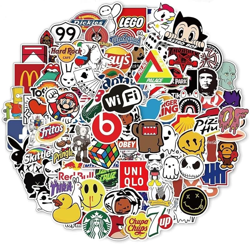 100PCS Random Vinyl Stickers Bulk Pack – Waterproof Stickers for Kids, Teens & Adults – Cute Funny Stickers for Water Bottles, Laptops, Helmets, Phone Cases, Scrapbooking, Art & More