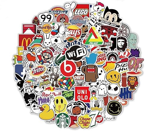 100PCS Random Vinyl Stickers Bulk Pack – Waterproof Stickers for