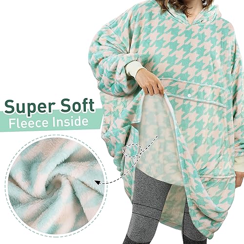 Miniatura 3 de Catalonia Sudadera con Capucha Manta Extragrande, Sudadera de Forro Polar con Bolsillo Frontal Grande, para Adultos Hombres Mujeres