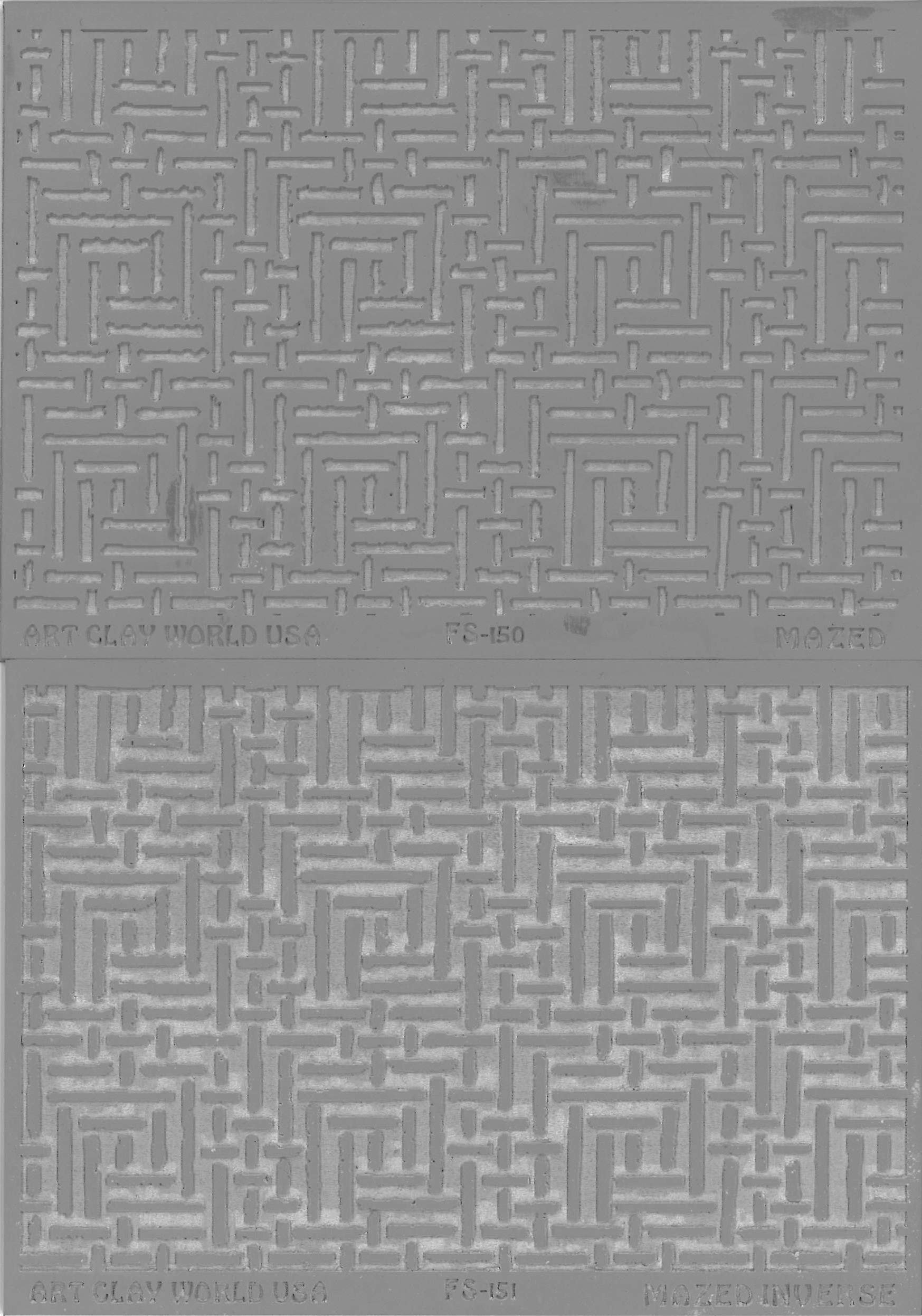 FlexiStamps Texture Sheet Set Mazed Set2 pc.