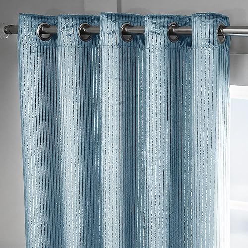 Blue Curtains And Cushions Amazon Co Uk