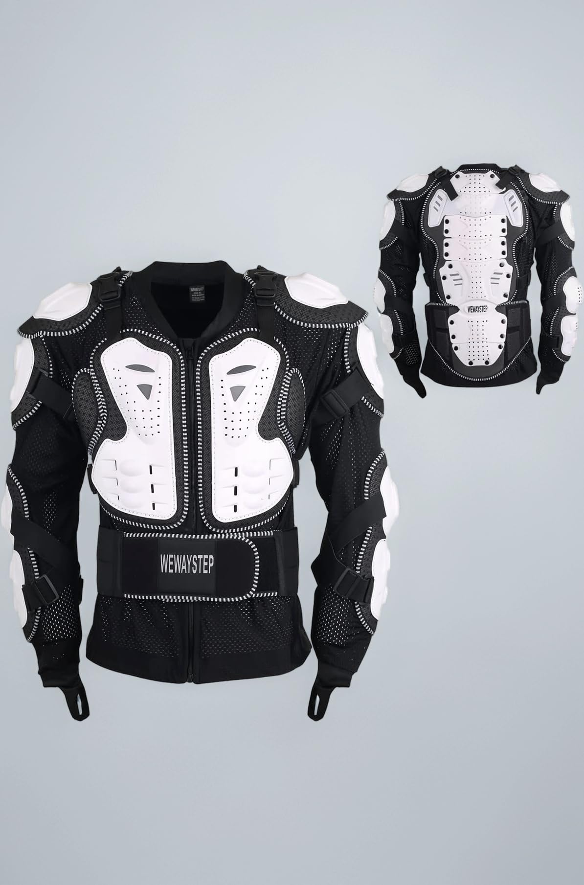 Motorcycle Protective Jacket Full Body Armor, Chest Spine Protection Dirt Bike Gear for Men Motocross MTB Racing