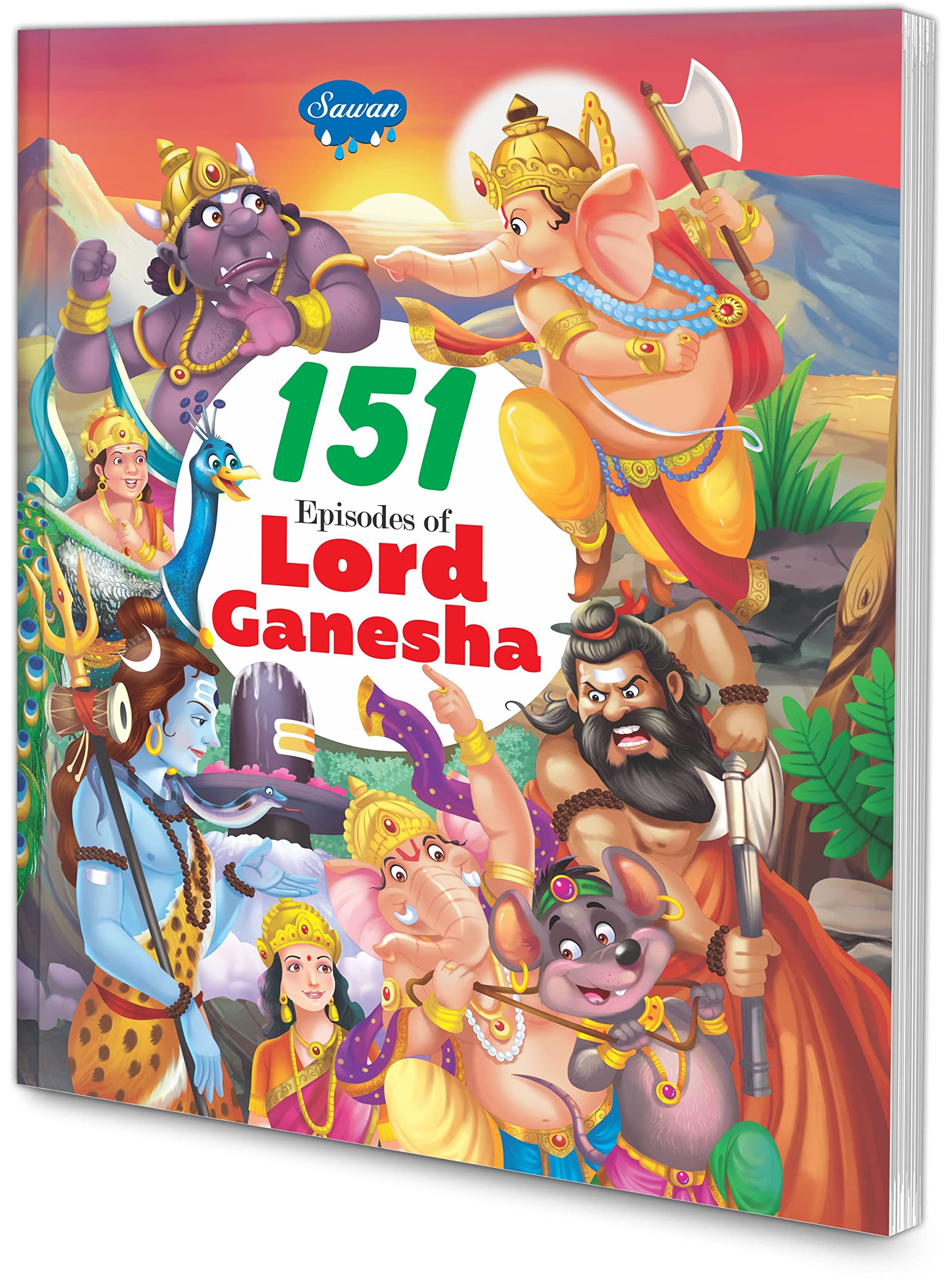 151 Episodes of Lord Ganesha [Paperback] Sawan; Manoj Publications Editorial Board and Sahil Gupta Paperback – 1 January 2020