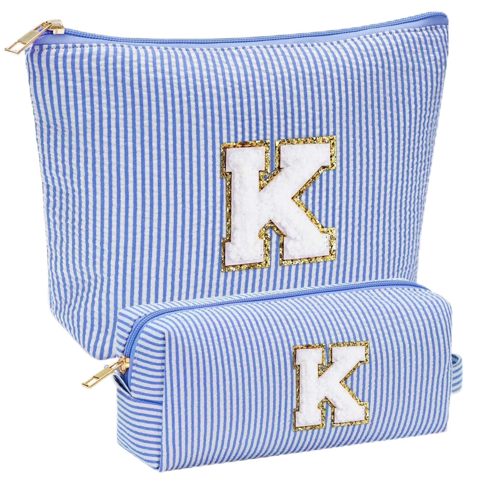 YOOLIFE Geschenk Mädchen Damen - Kosmetiktasche Damen Reise Make up Tasche Schminktasche Mädchen mit Buchstaben, Geburtstagsgeschenk für Frauen Teenager Mädchen Freundin Schwester Mama