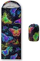 Vista 20 de CVHOUSE - Sacos de dormir para acampar, para 3 estaciones, clima cálido y fresco, ligeros, resistentes al agua, para adultos y niños