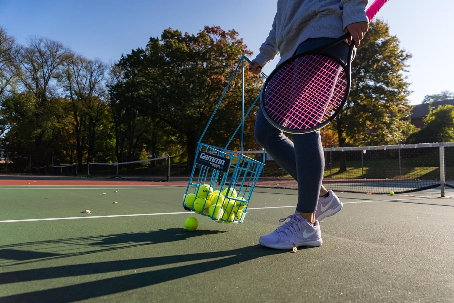 Gamma Sports BallHopper, Brute 325, Hoppette 50, Hi Rise 75, & Pro 90, Tennis Ball Hoppers & Carts, Easy Pick Up, Carrying & Storage, Durable, Pickleball, Padel