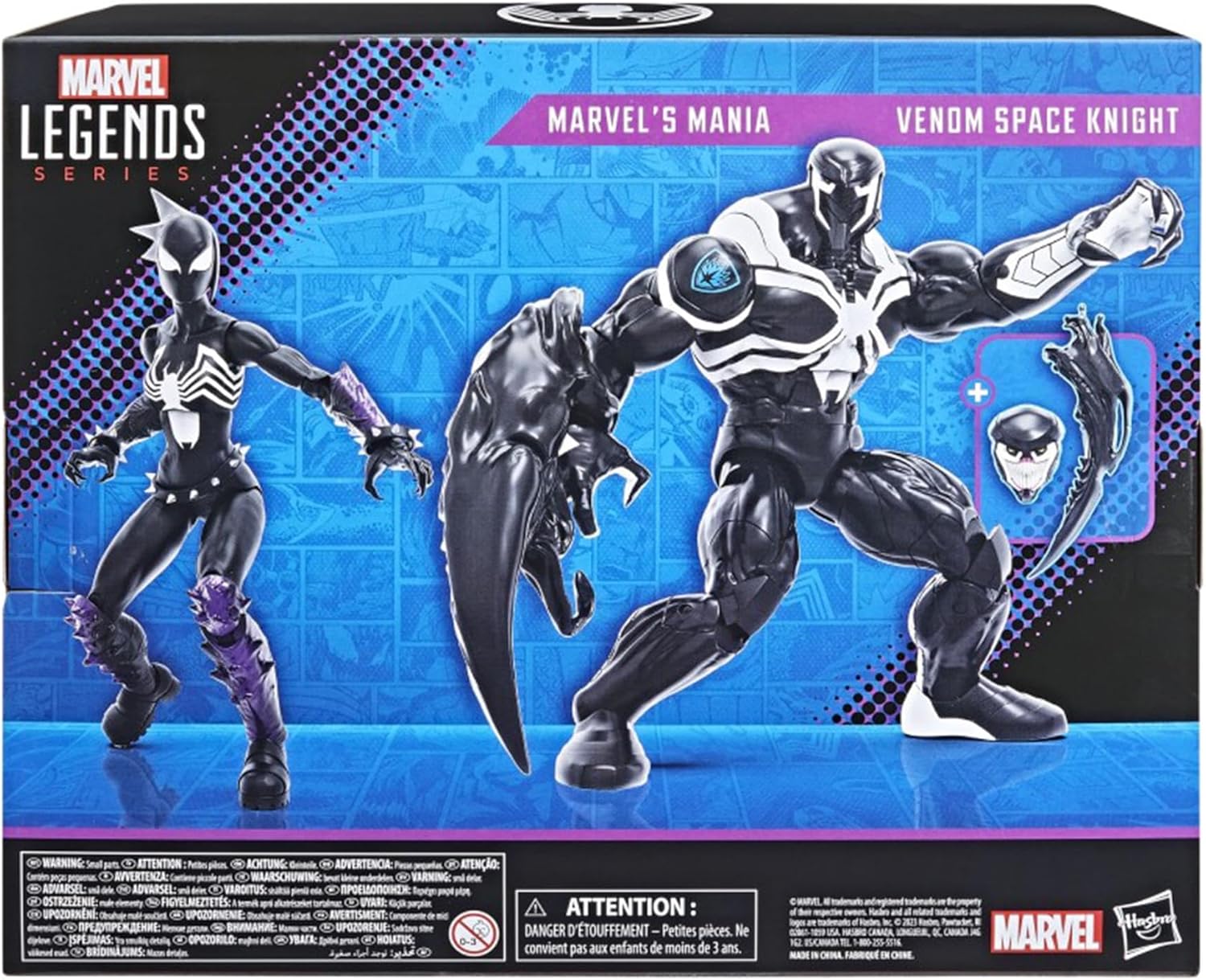 Marvel Hasbro - Venom: Space Knight Legends Pack 2 Figurines Mania & Venom Space Knight 15 cm - Image 9