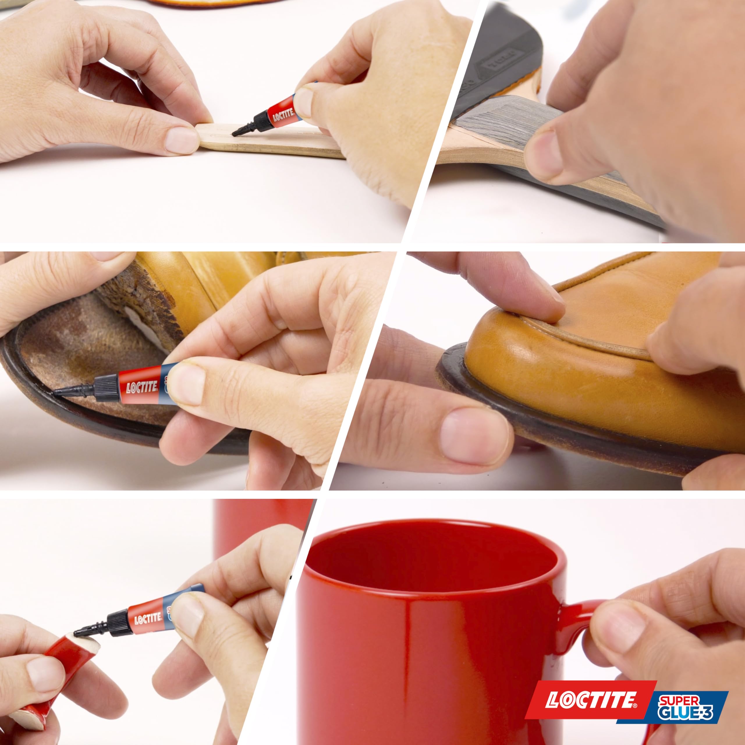 Loctite Super Glue-3 Monodosis Transparente 3x1g - Pegamento Instantáneo Universal, Fuerte y Rápido - Resistente al Agua, Lavavajillas, Golpes, Temperaturas Extremas - Fórmula Antigoteo — view 7