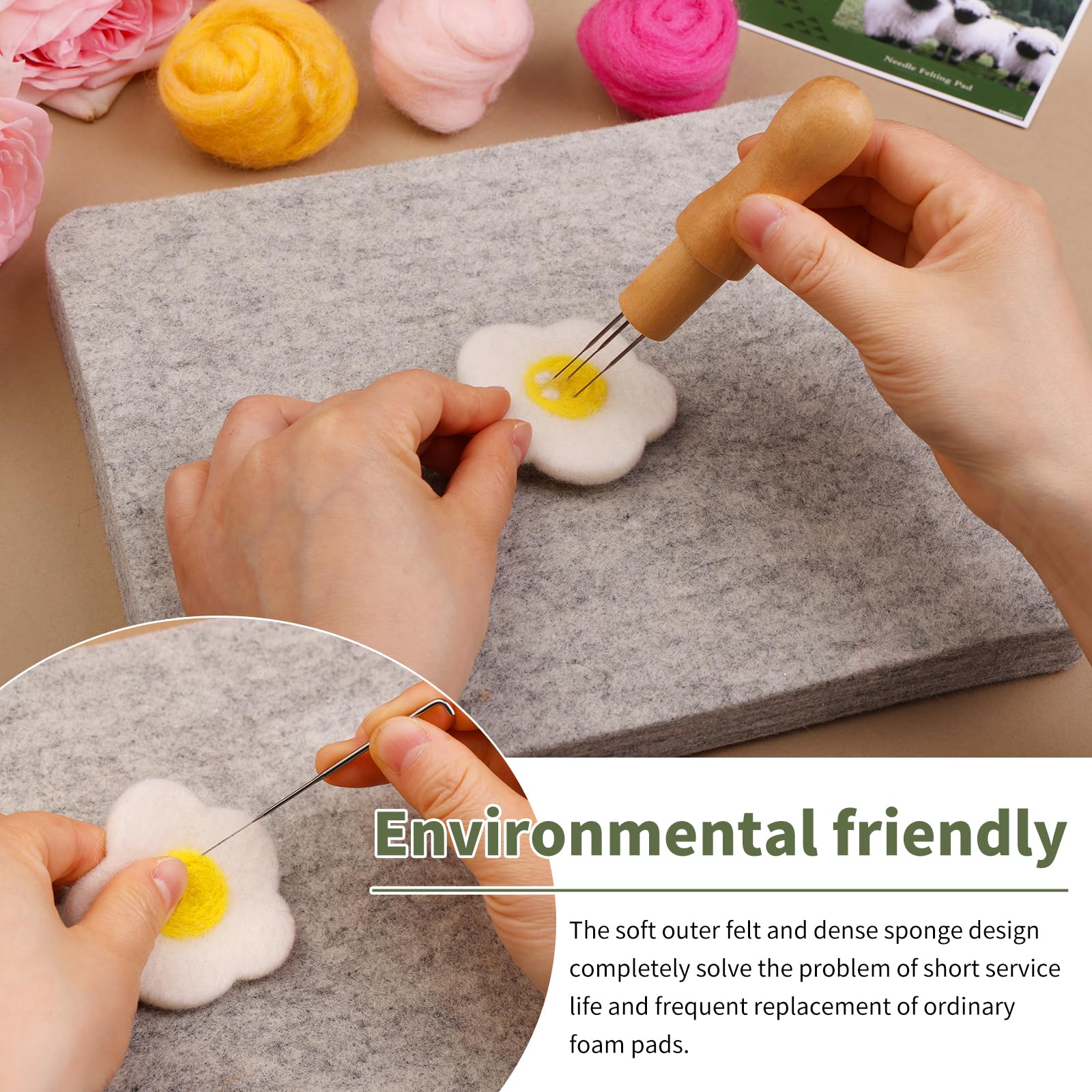 BUOKKON Nadelfilz-Set - Alles Für Deine Filzprojekte