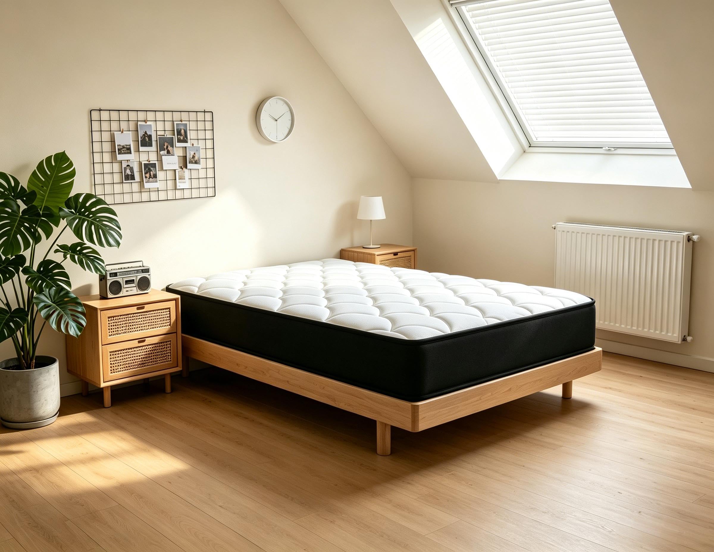 IZTOSS Materasso Singolo 80x190x12 in Schiuma di Comfort a 7 Zone | Superficie Liscia, Certificato OEKO-TEX, Comfort Ergonomico, 7 Zone di Supporto, Schiuma Morbida