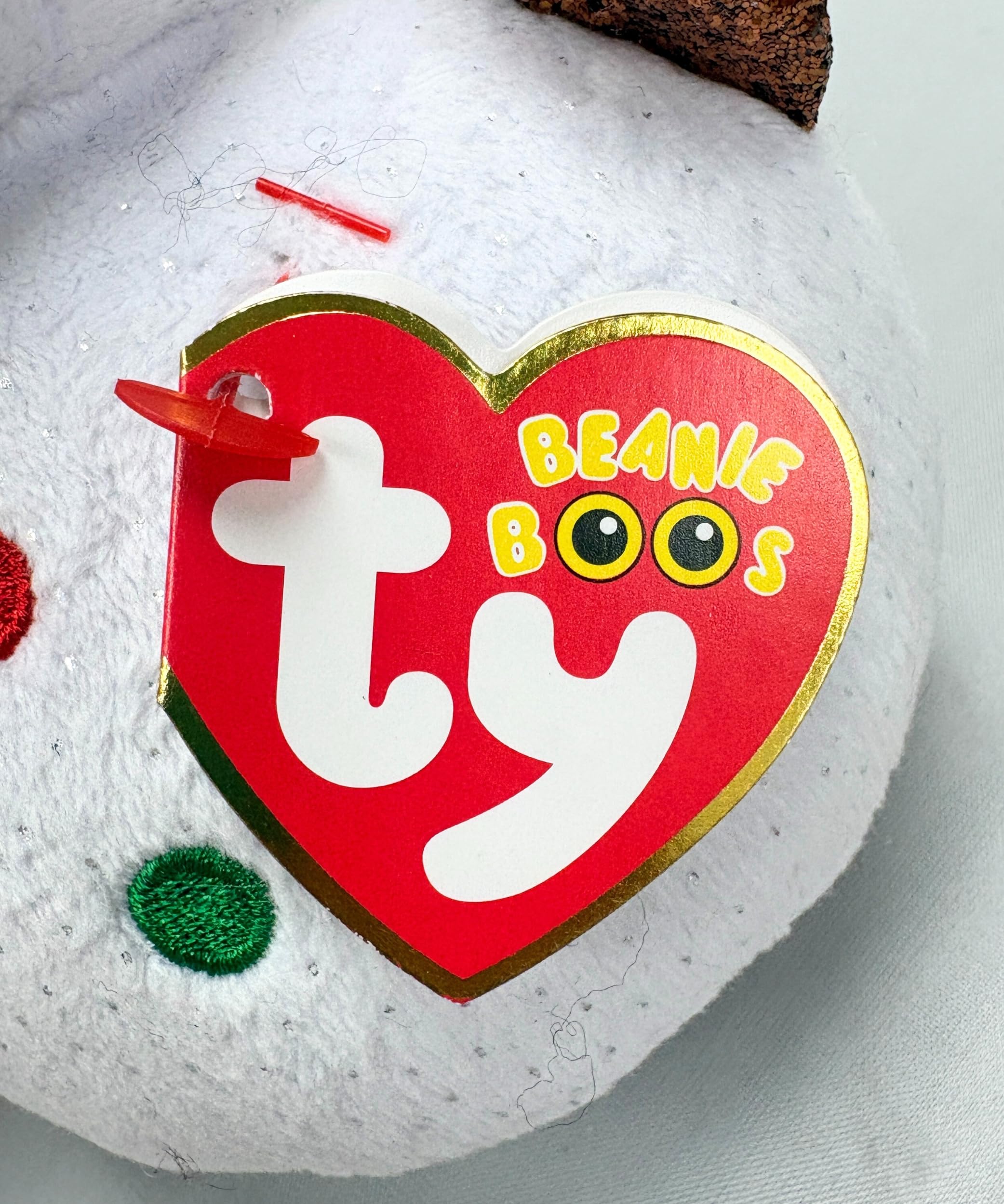 TY Flurry Snowman Xmas 2019 pluszowy biały jeden rozmiar
