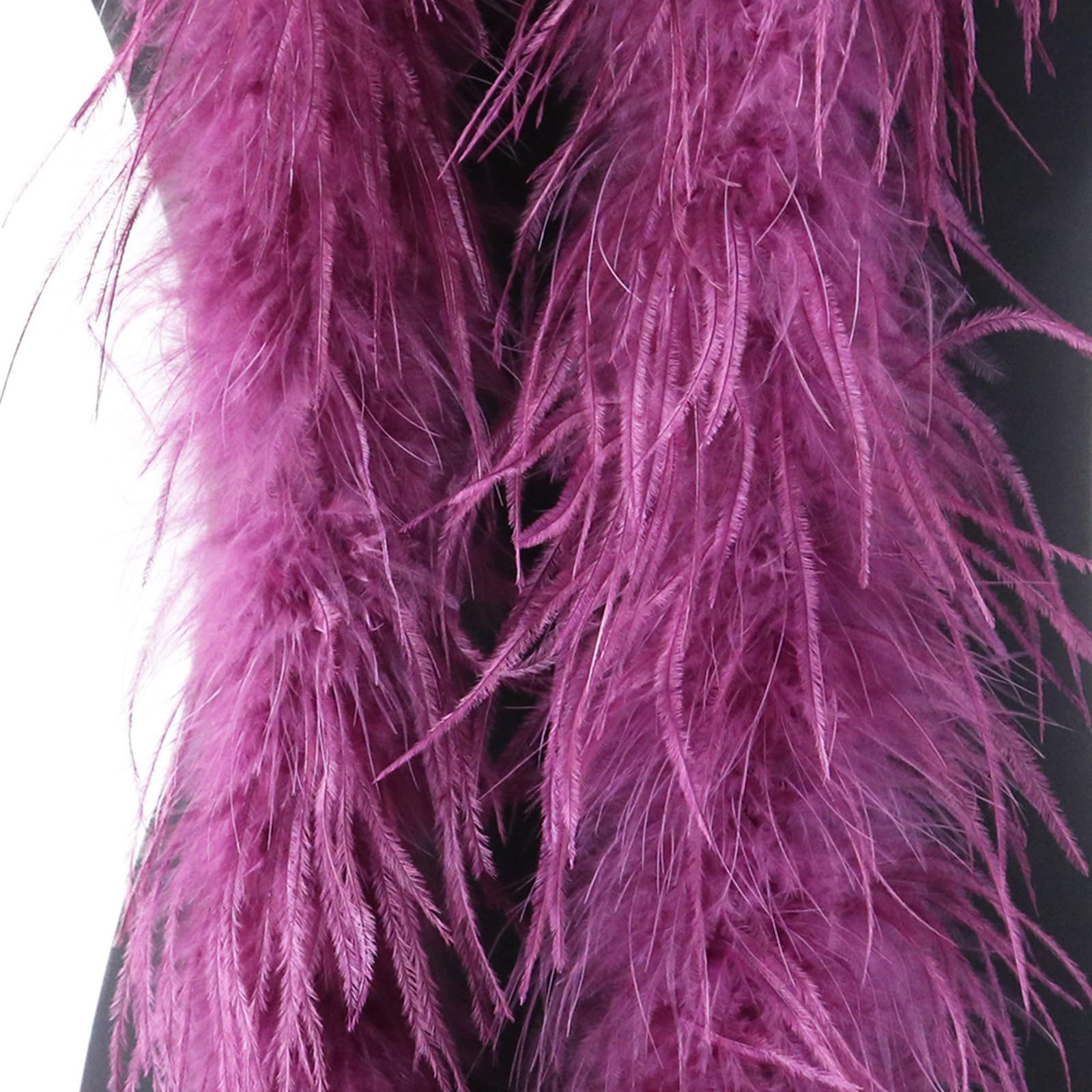 Bufanda de avestruces para vestidos de baile y disfraz de diseño 8