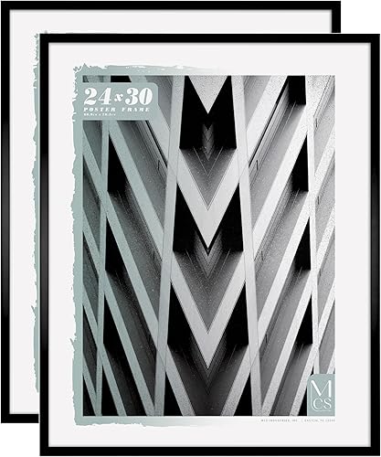 Vista 172 de MCS Gallery Foundation - Marco de póster, marco de fotos para arte de pared, negro, 16 x 20 pulgadas, individual