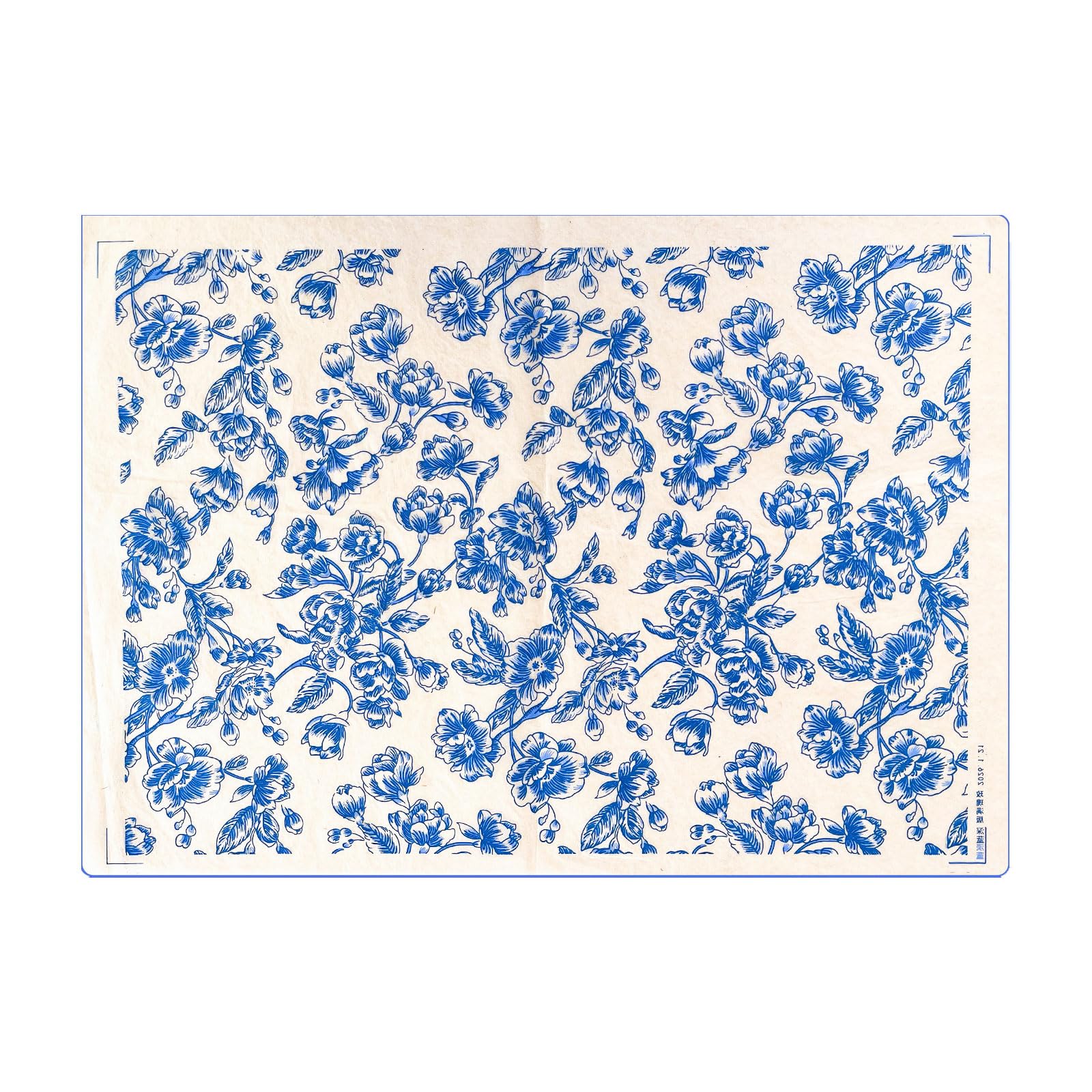 Qusinfc Chinese Zodiacs Underglaze Transfer Paper for Pottery Handcraft Featuring Flower and Bird Designs Heat Transfers Paper