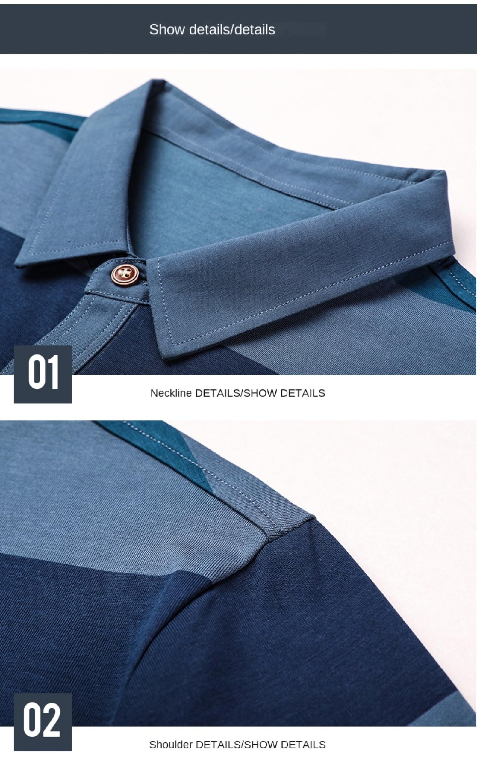 Moda Casual - Polo Estiva in Cotone con Risvolto Grigio da Uomo, Manica Corta, Tinta Unita, Top Casual, Abbigliamento, Top da Lavoro da Uomo