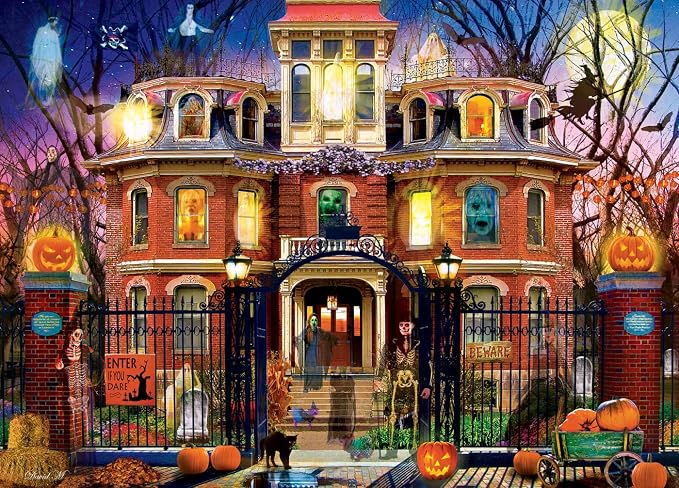 Puzzle Halloween 1000 Piezas Casa Embrujada miniatura 2