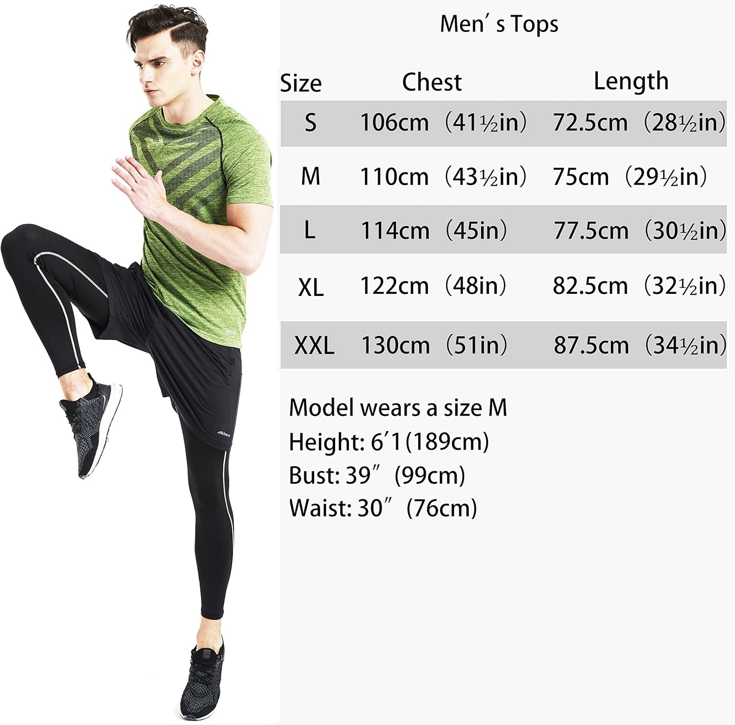 Mens Running Dry Fit T-Shirt Athletic Outdoor Short Sleeve Comfortable Sports Top - Image 7