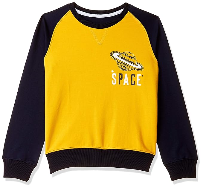 Amazon Brand - Jam & Honey Boys Lightweight Sweatshirt