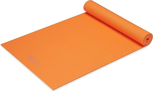 Miniatura 8 de Gaiam Essentials 14" Thin (6mm) Yoga & Pilates, Fitness & Exercise Mat with Easy-Cinch Carrier Strap Cusion Support For Fitness and Gym Workouts