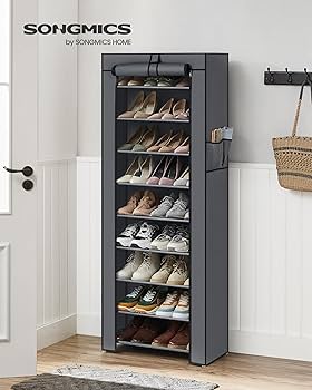 Amazon｜SONGMICS シューズラック 9段 不織布カバー付き 27-35足の靴用