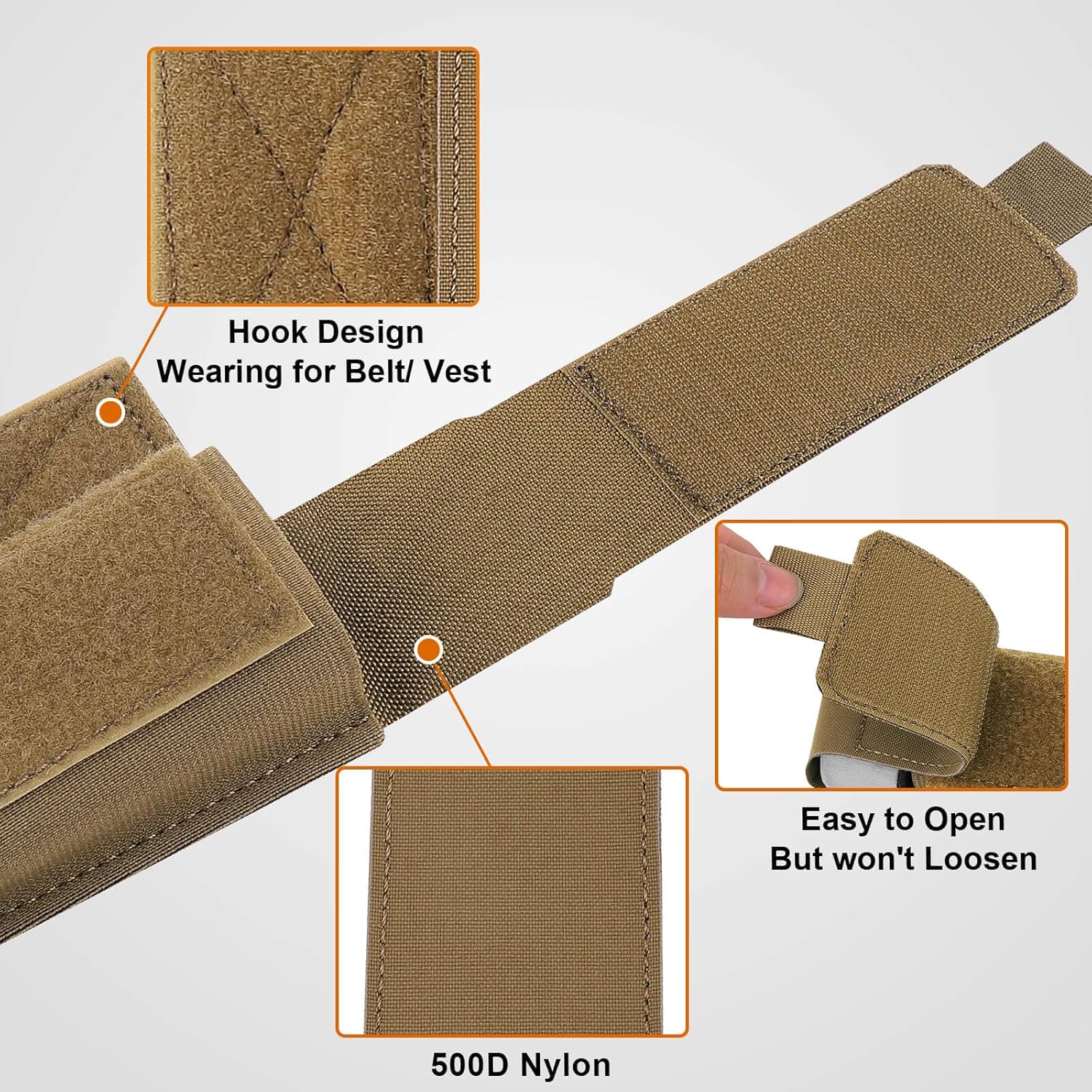Tourniquet Holder Tactical TQ Holders with Hook and Loop Tourniquet Strap Storage Pouch Medical Pouches for Vest and Duty Belt