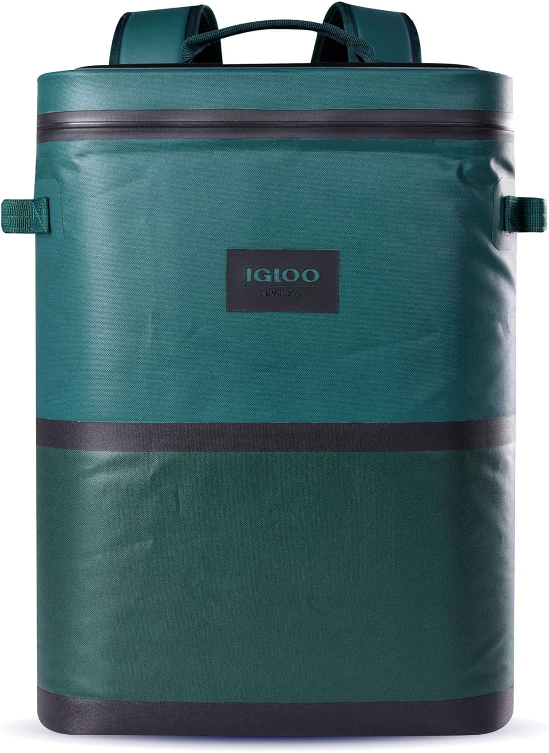 Igloo Reactor Portable 24Can Soft Sided Insulated Leakproof Waterproof Zipper Backpack Cooler