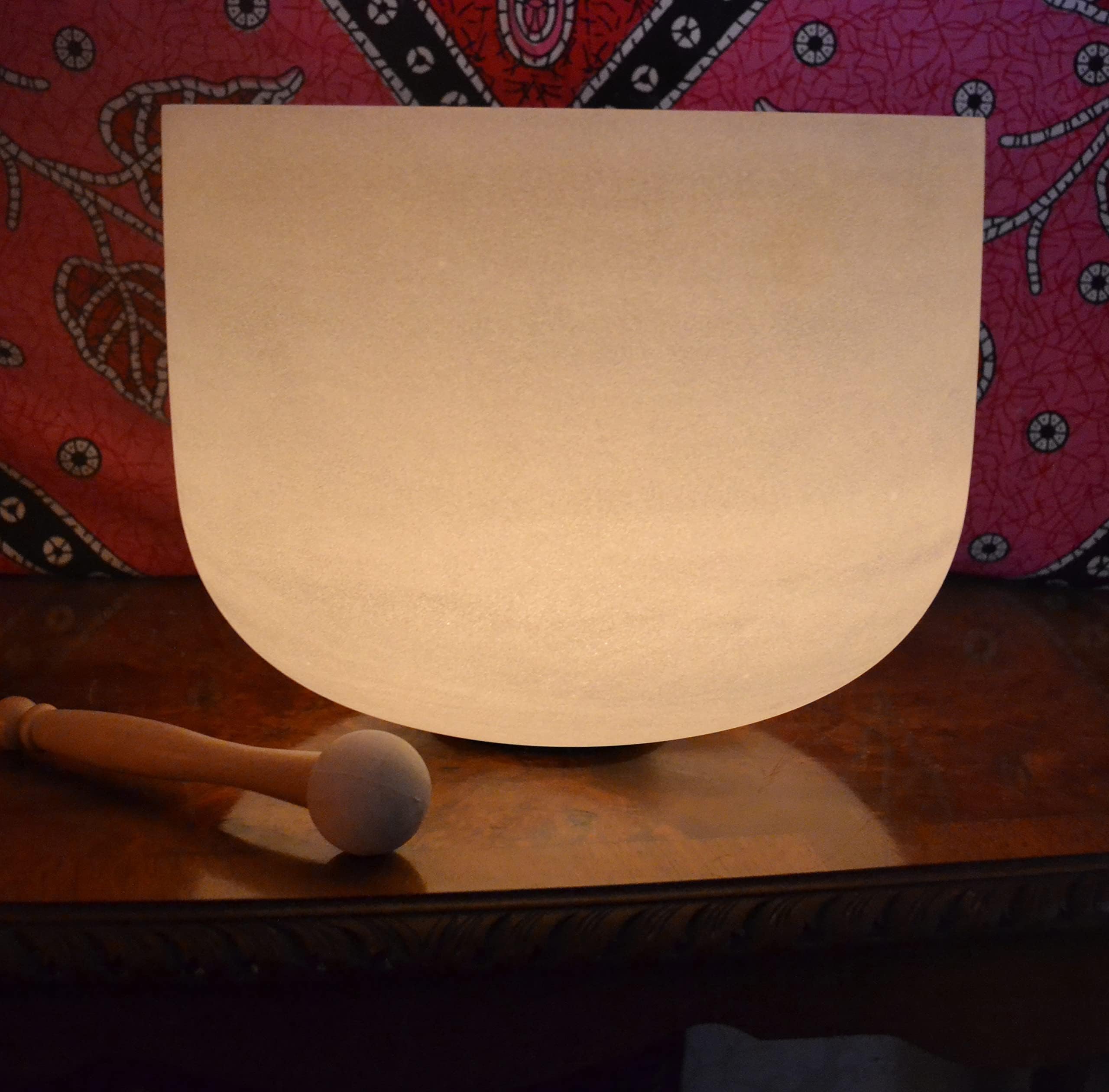 Crystal singing bowl A 12", Third Eye Chakra