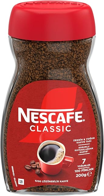 Nescafé Classic Dissolvable Coffee Jar, 200 g