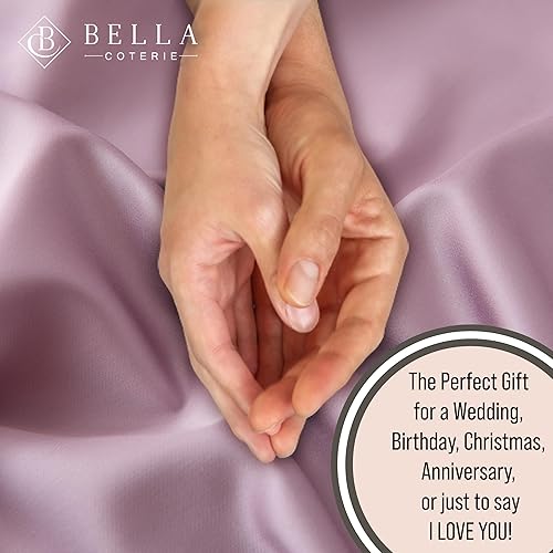 Miniatura 6 de Bella Coterie - Juego de fundas de almohada de lujo de tamaño estándar, viscosa cultivada orgánicamente hecha de bambú, ultra suave, refrescante, 2