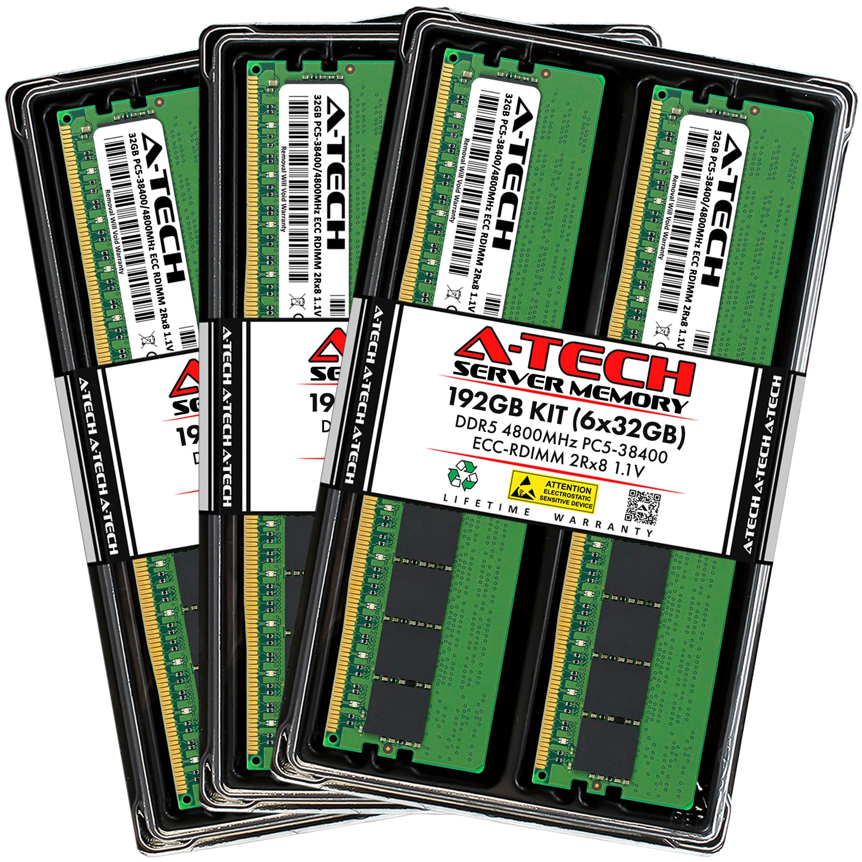 A-Tech 192GB Kit (6x32GB) RAM for Dell PowerEdge R6615, R6625