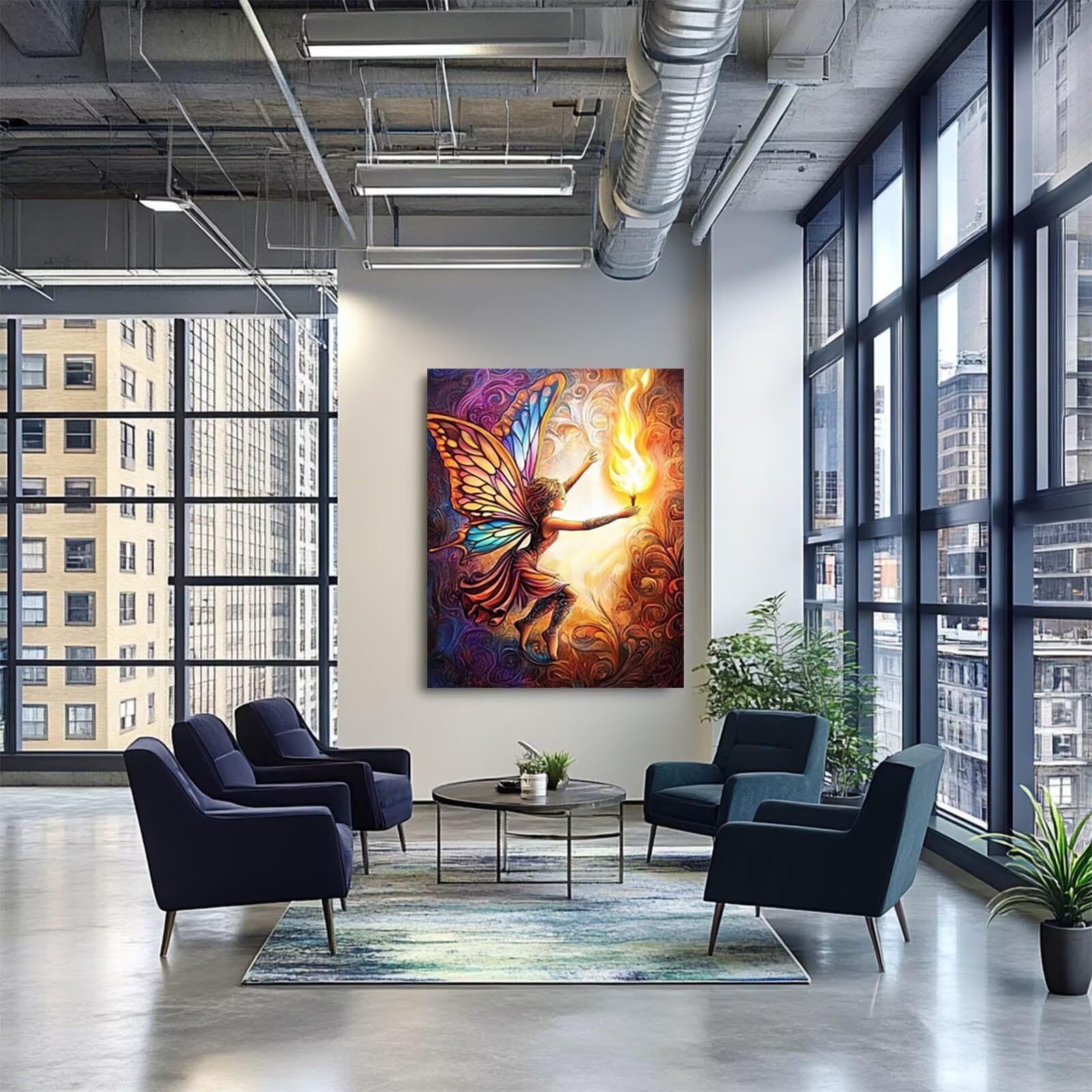 Malowanie po numerach, dla dorosłych, zestaw do malowania po numerach, skrzydło, hobby dla dorosłych i kobiet, artykuły plastyczne, 137 x 100 cm, sztuka ścienna, kolorowe płótno do malowania, prezenty