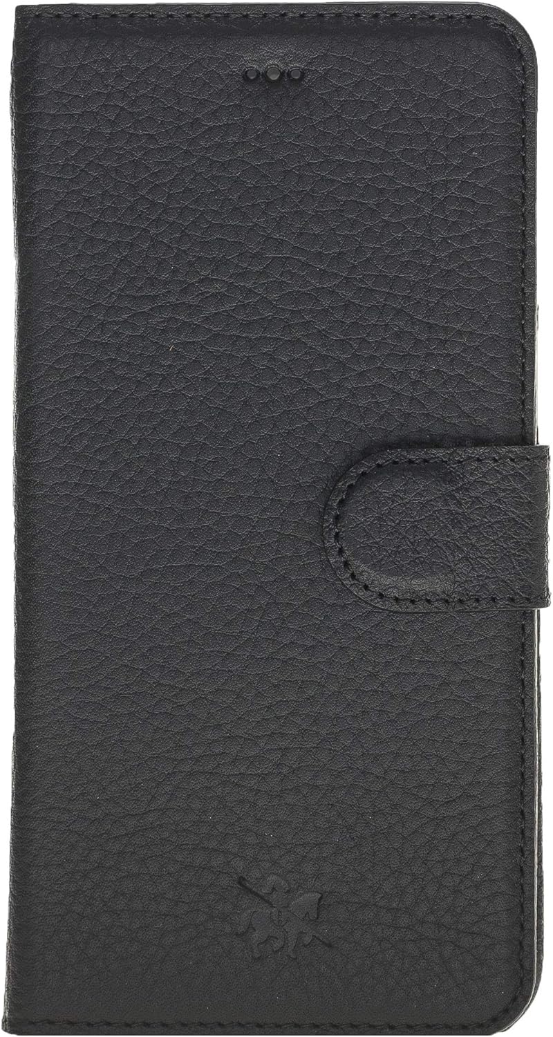 Bеѕt Dеаl Venito Florence Leather Wallet Phone Case Compatible with iPhone 8 Plus and 7 Plus - Extra Secure with RFID Blocking - Detachable Phone Wallet (Black)