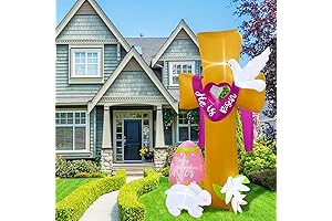 OurWarm 8 FT Easter Inflatables Outdoor Decorations