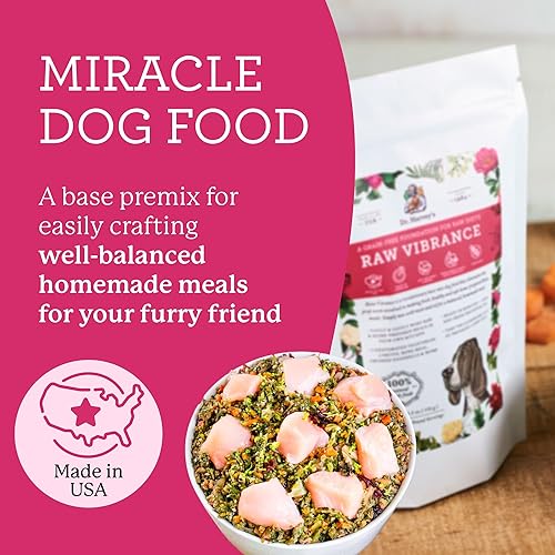 Miniatura 2 de Dr. Harvey's Raw Vibrance - Alimento para perros, mezcla de base deshidratada de grado humano para perros, dieta cruda sin granos (3 libras)