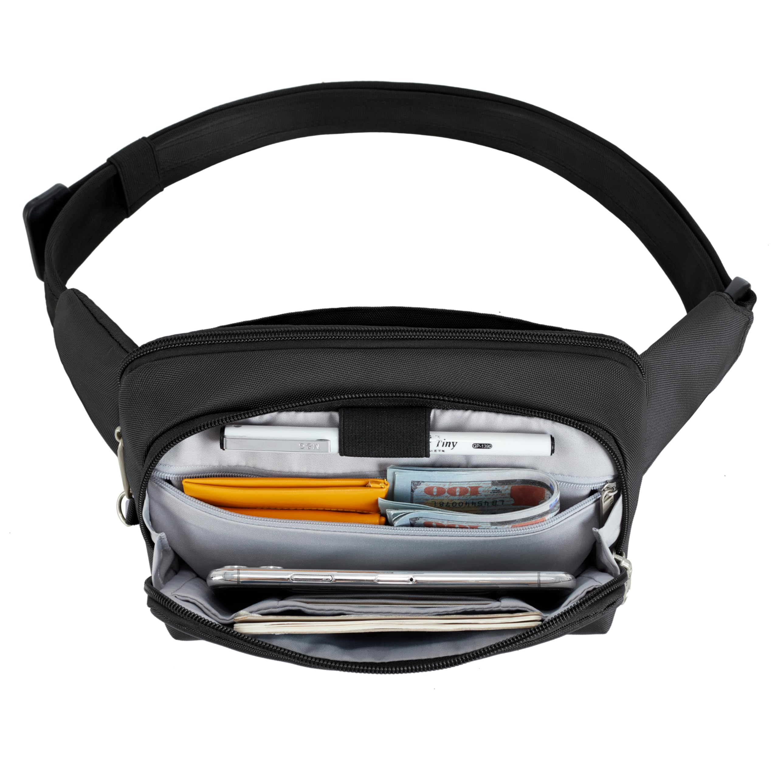 Travelon Anti-Theft Classic Waist Pack, Cinturón Unisex Adulto