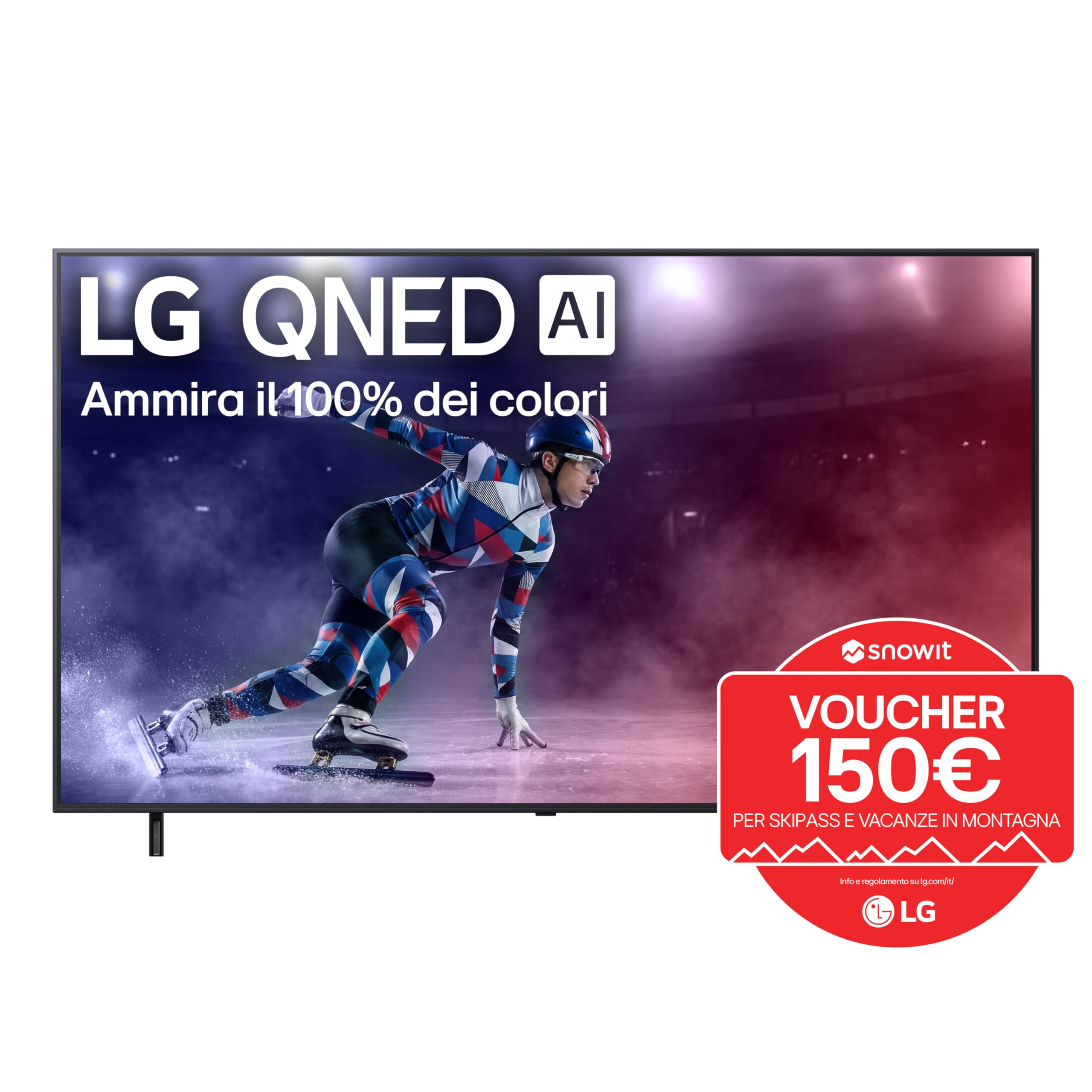 LG QNED AI 75 Pollici Smart TV 4K - Dettaglio