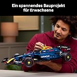 LEGO Technic Oracle Red Bull Racing RB20 F1 Car Model Kit - Collectible Formula 1 Building Set with 1:8 Scale V6 Engine, Gear Box, Steering & DRS - Gift Idea for Adult & Teenage Racing Fans - 42206 - 3
