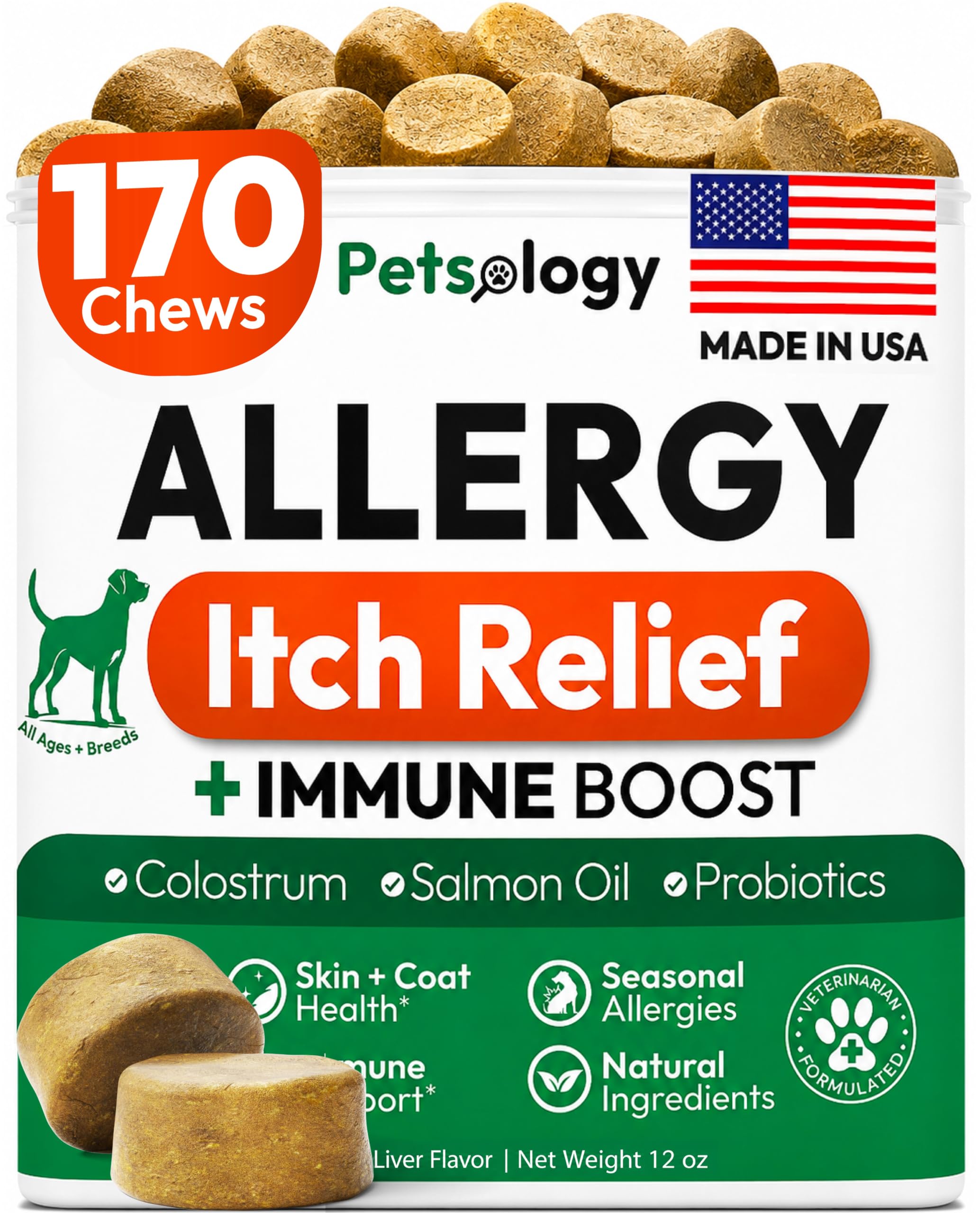 25-in-1 Dog Vitamins and Supplements - 250 Chews Dog Multivitamin Chewable — Amazon image 15