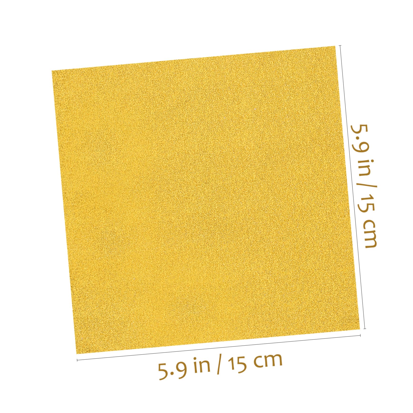 SOLUSTRE Feuilles D’Aluminium Dorées pour Chocolat et Bonbons 200 Pièces