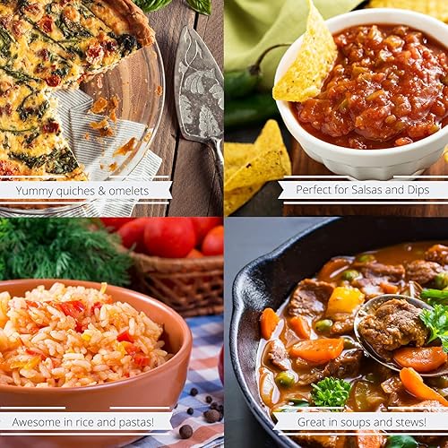 Miniatura 7 de It's Delish - Copos de tomate secos prémium – Contenedor reutilizable gigante de 16 onzas – Tomates naturales secos listos para cocinar – Copos de