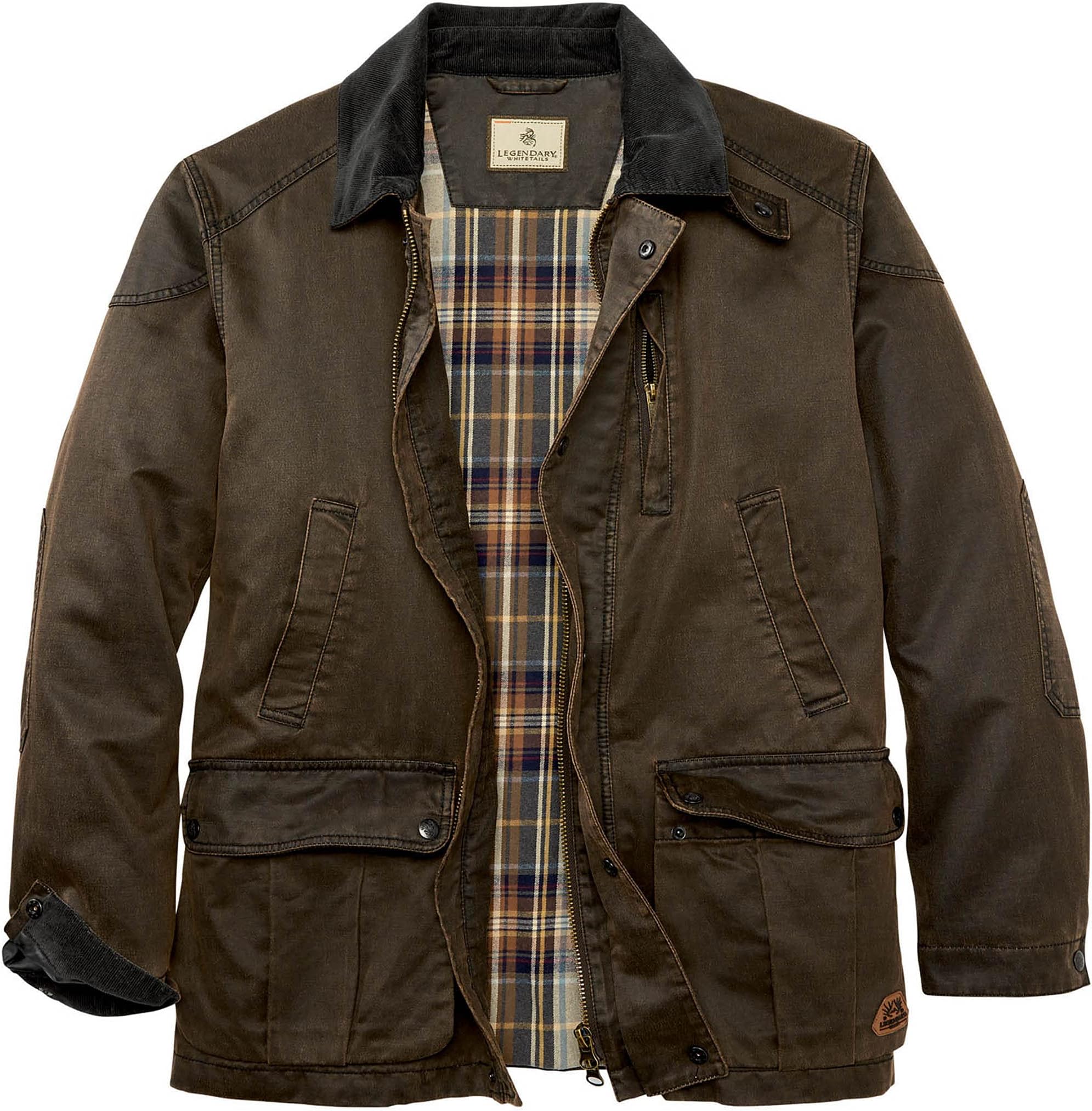 mens Journeyman Field Guide Jacket - Flannel Lined Snap Closure Regular Fit