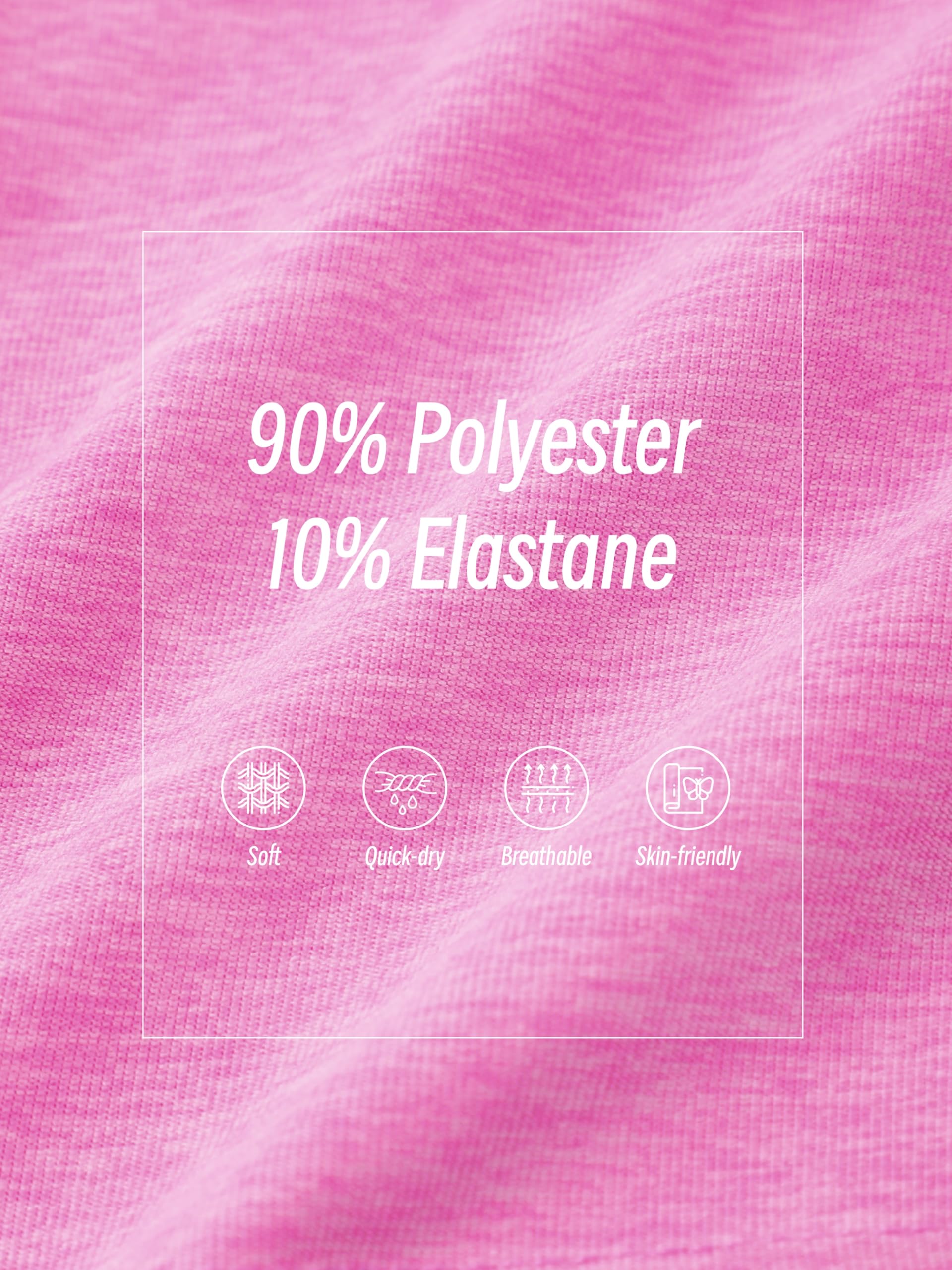 QWE Paquete de 5 pantalones cortos deportivos para niñas, para fútbol, correr, rendimiento, pantalones cortos deportivos de baloncesto con bolsillo con cordón